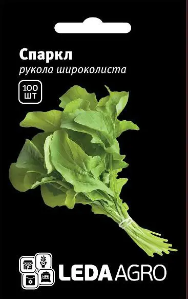 Рукола Спаркл широколиста 100 шт Rijk Zwaan Leda Agro