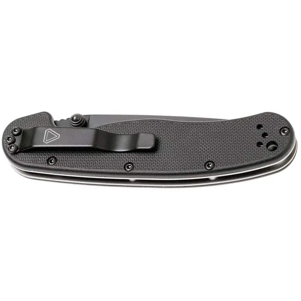 Нож Ontario Knife RAT II AUS-8 BB Black - фото 4