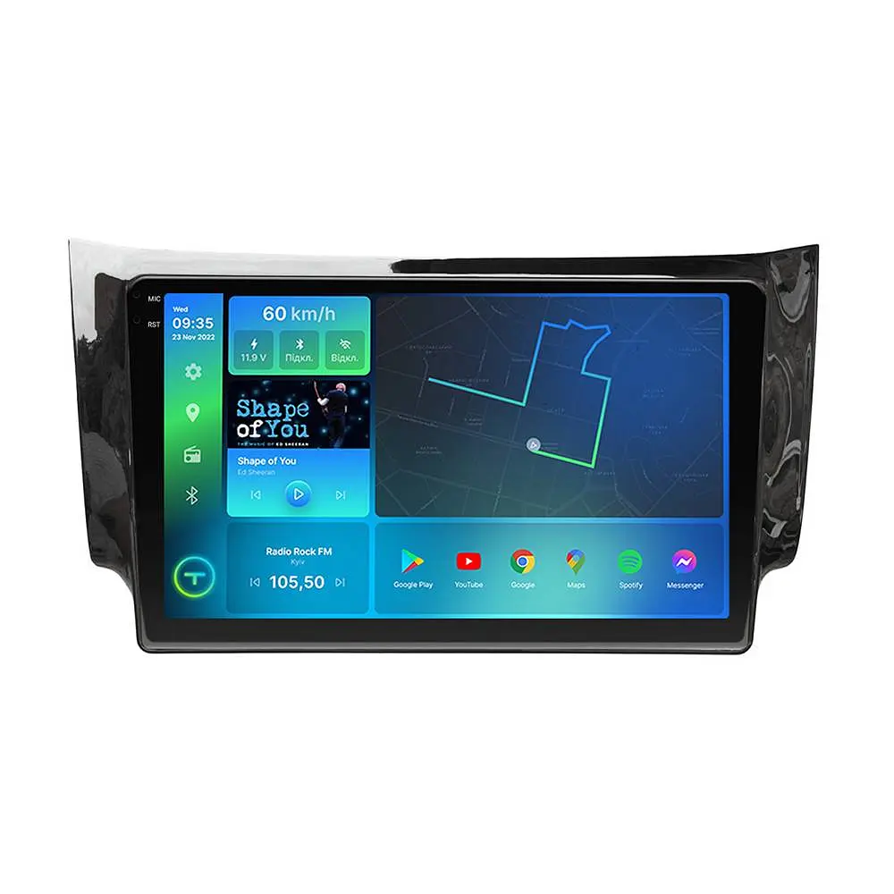 Штатна магнітола TORSSEN 2K Nissan Sentra 2012+/Tiida 2015 FL10 4+64Gb 4G Carplay DSP