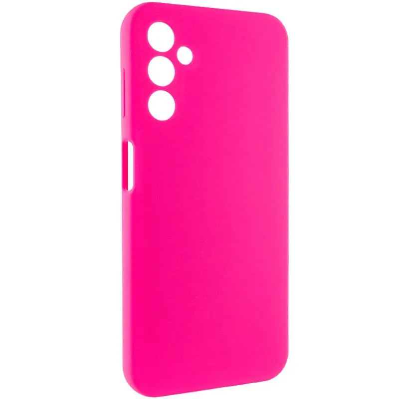 Чохол Silicone Cover Lakshmi Full Camera (AAA) для Samsung Galaxy A14 4G/5G Рожевий / Barbie pink - фото 2
