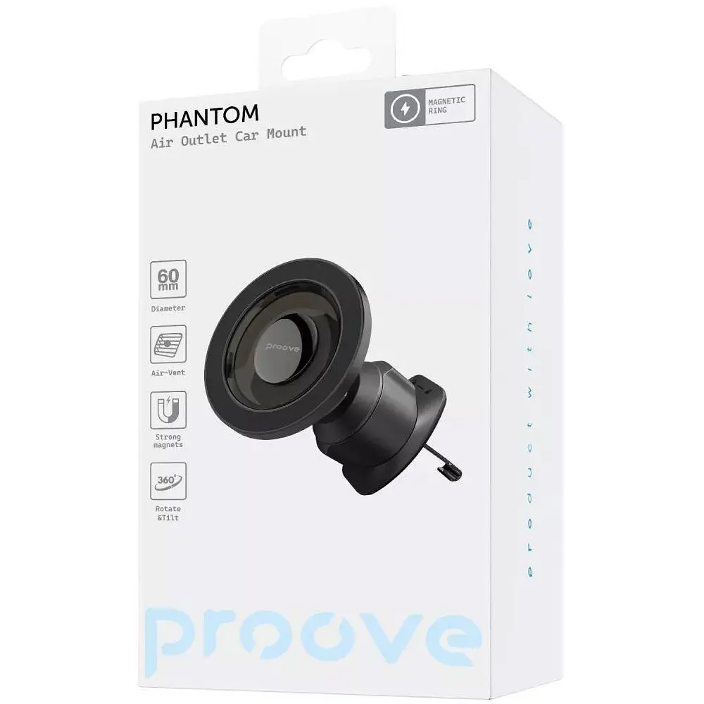 Автотримач Proove Phantom Black (CHPM00000001) [162333] - фото 4