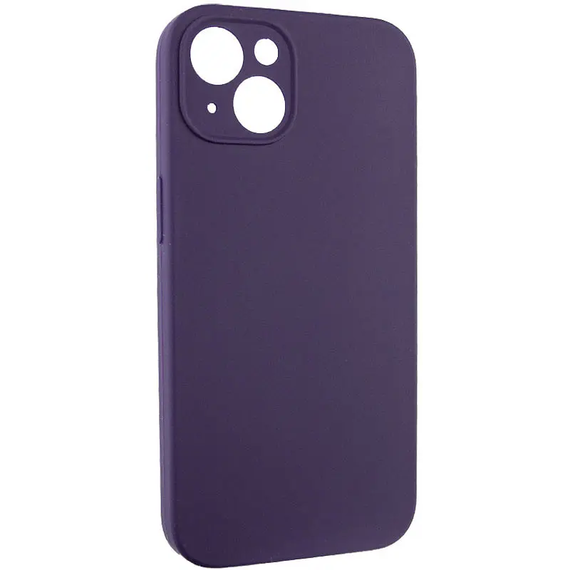 Чохол Silk Full Camera Protective (AA) NO LOGO для Apple iPhone 13 (6.1") Фіолетовий / Elderberry - фото 2