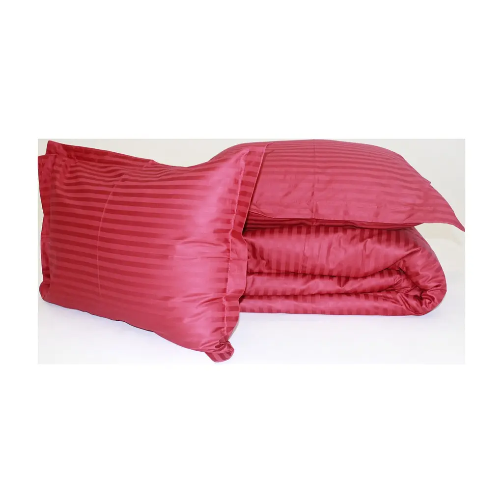 Постільна білизна MirSon SatinStripe 30-0018Red 220х240 King Size (2200005254523) - фото 8