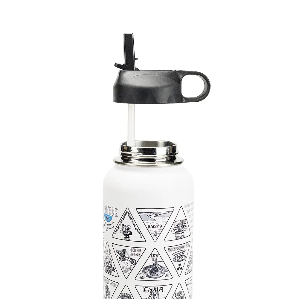 Термофляга Heritage H2O Thermo Flask White (INSH-TFLHERITAGETW1L) - фото 2