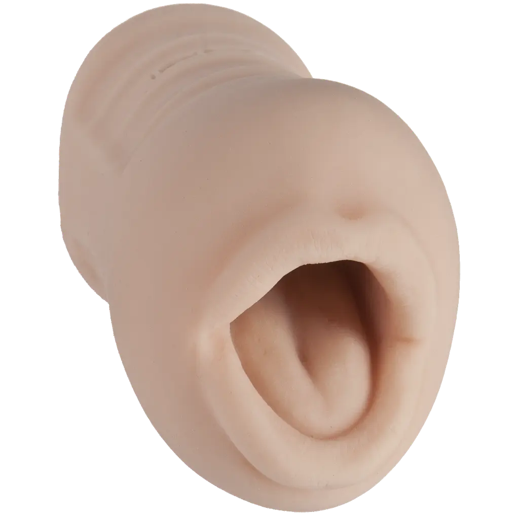Doc Johnson Sasha Grey Ultraskyn Deep Throat Pocket Pal - мастурбатор ротик, 12 см