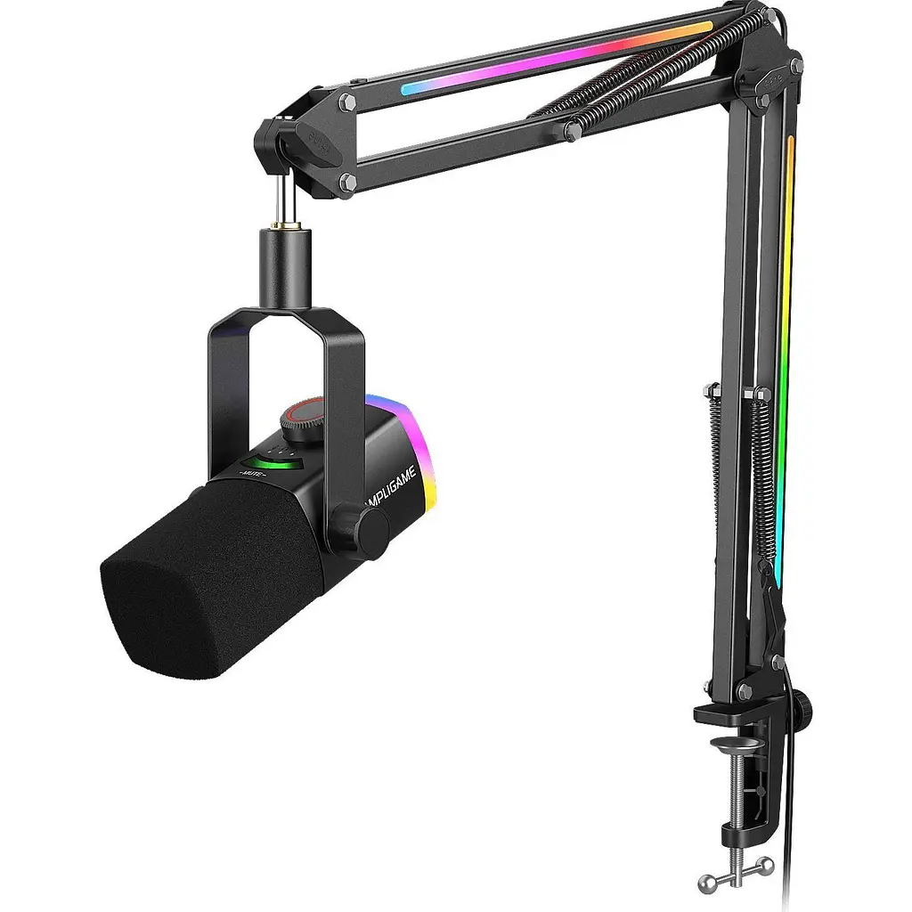 Мікрофон Fifine AmpliGame AM8PROT RGB Black [156095] - фото 5