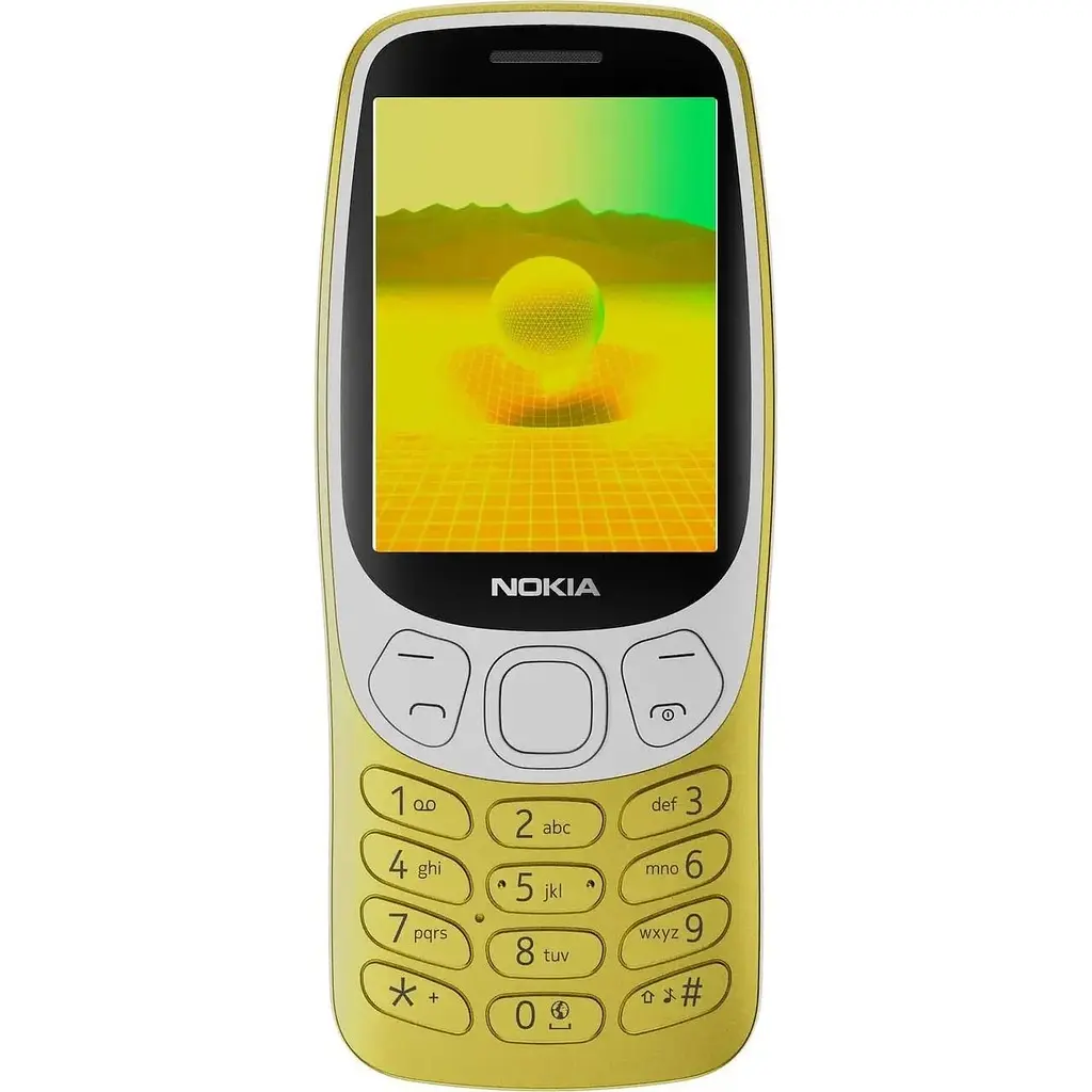 Телефон кнопковий Nokia 3210 2024 підтримка 4G Dl SIM gold - фото 2