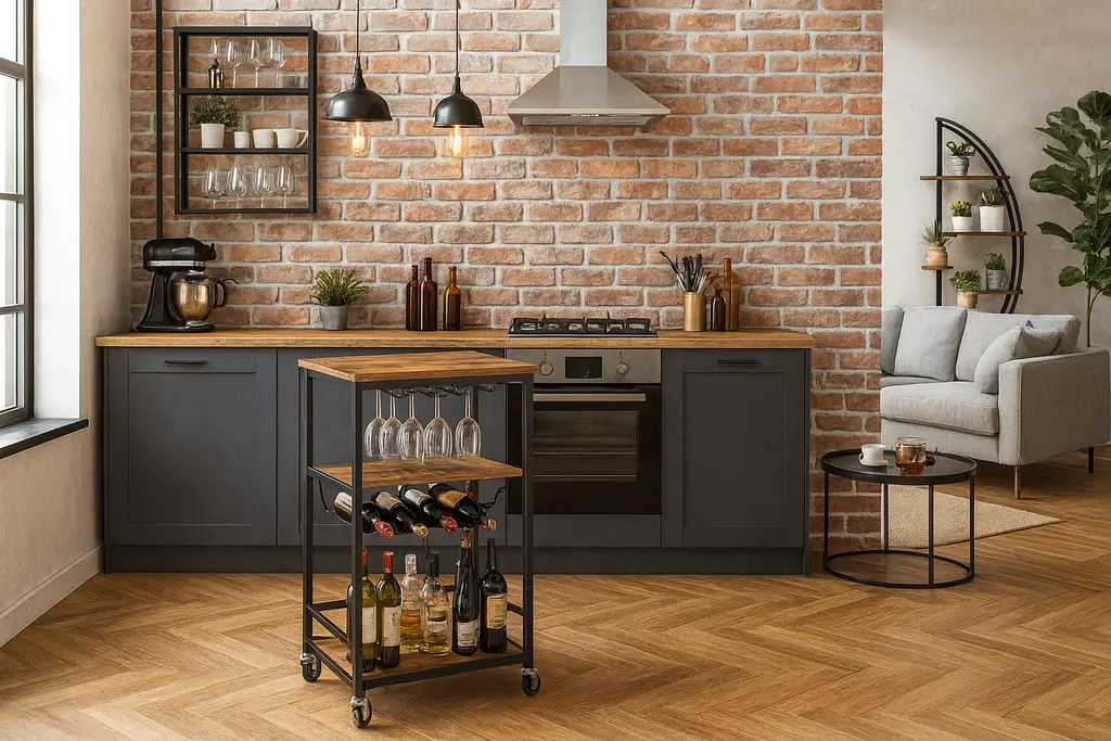 Стелаж Leobert Modern на колесах в стилі Loft - фото 5