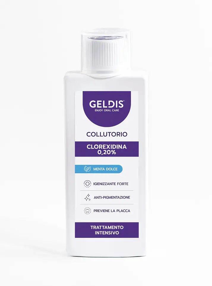 Ополіскувач для ротової порожнини Geldis з хлоргексидином 0,20% для ясен і профілактики карієсу ніжна м'ята 1000 мл - фото 2