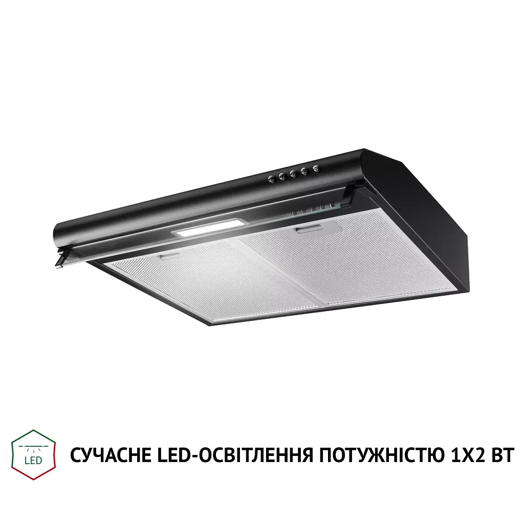 Витяжка плоска Perfelli PL 5144 BL LED - фото 4
