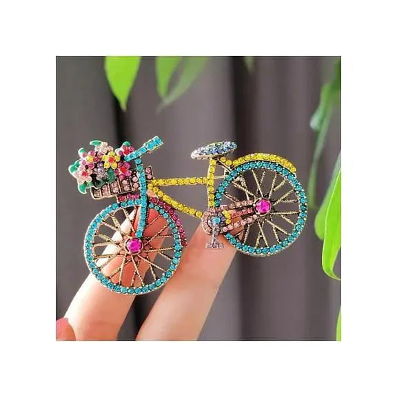 Брошка Велосипед брошка-шпилька - фото 3