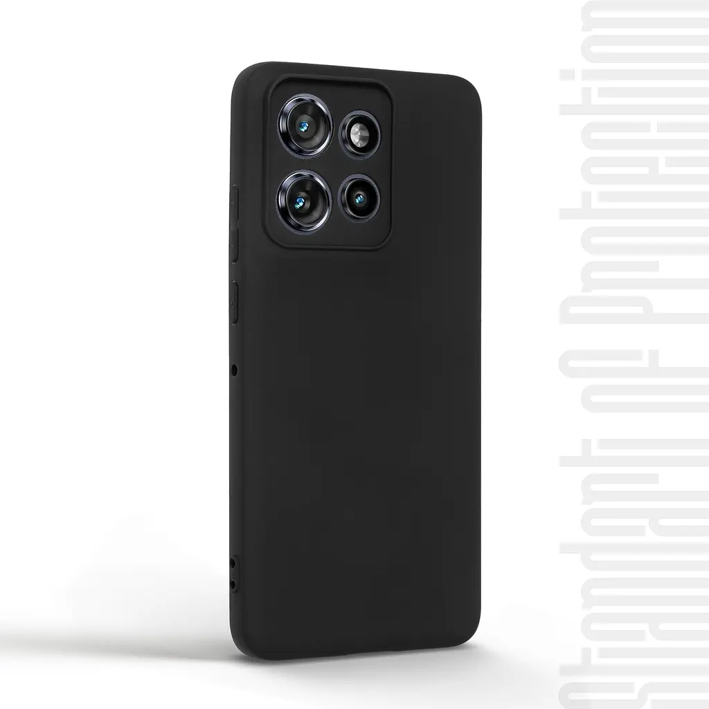 Чехол-накладка для смартфона Motorola G75 5G противоударный, силиконовый, термополиуретановый (ТПУ), с защитой камеры и корпуса, черный, защита всего корпуса, ArmorStandart (ARM81625) - фото 2