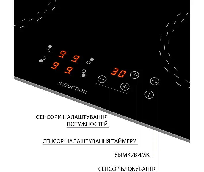 Варочная поверхность Minola MI 6038 KBL индукция - фото 6
