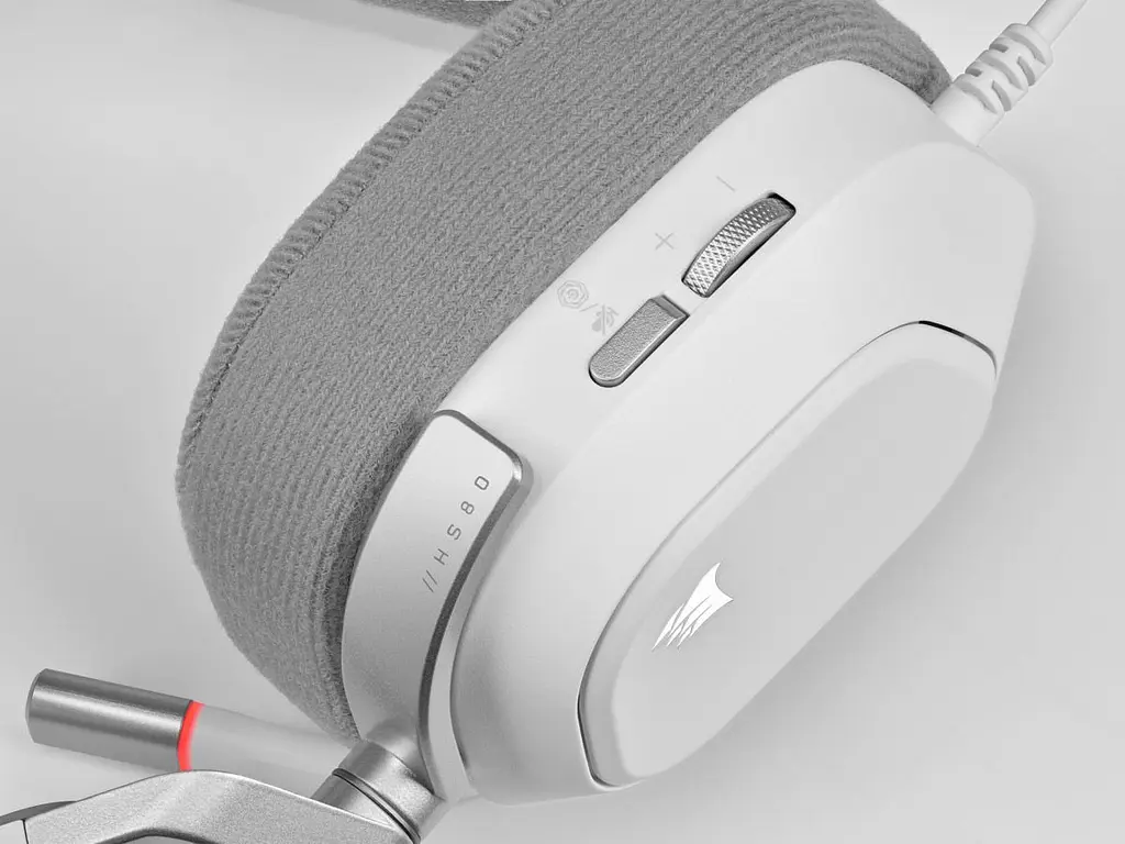 Ігрові навушники Corsair HS80 RGB USB White (CA-9011238) [75604] - фото 5