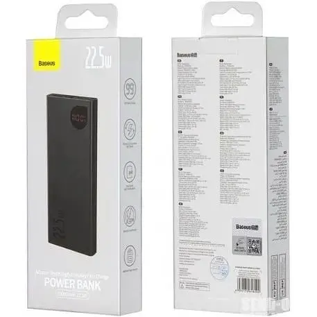 Портативный аккумулятор Baseus Adaman Metal Digital Display Quick 10000mAh 22.5W (PPAD000001) - фото 5