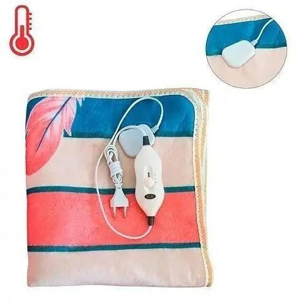 Електропростирадло Electric Blanket з підігрівом з поліестеру різнобарвний 150 х 120 см 86 Вт - фото 2