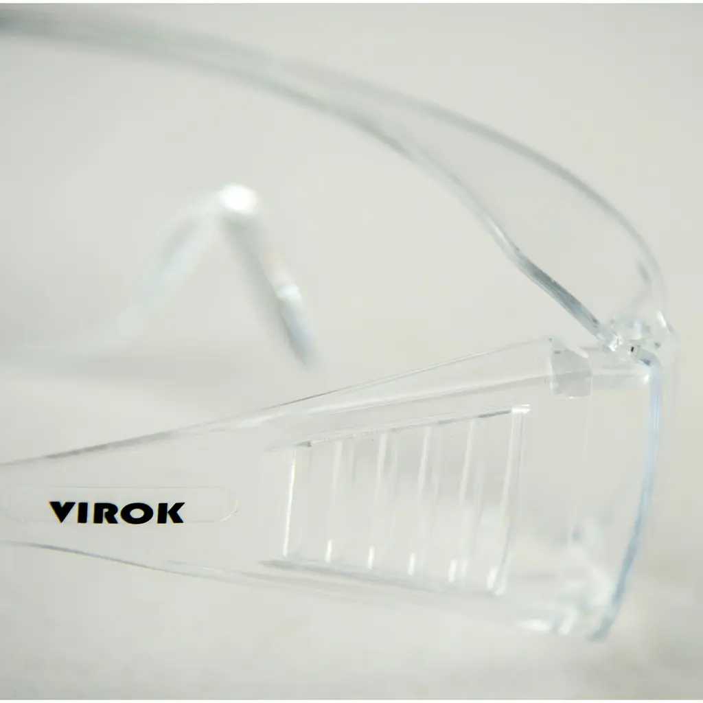 Очки защитные Virok открытые поликарбонатные прозрачные (82V101) - фото 2