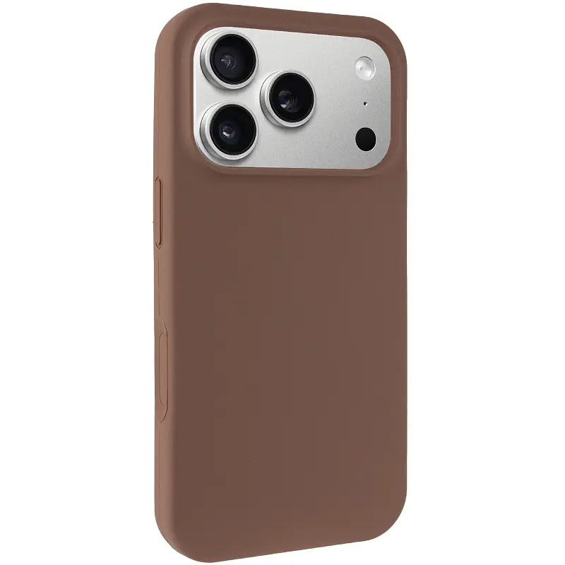 Чохол Epik Silk Full Protective (AA) NO LOGO для Apple iPhone 17 Pro Max / 18 Pro Max (6.9") Коричневий / Brown