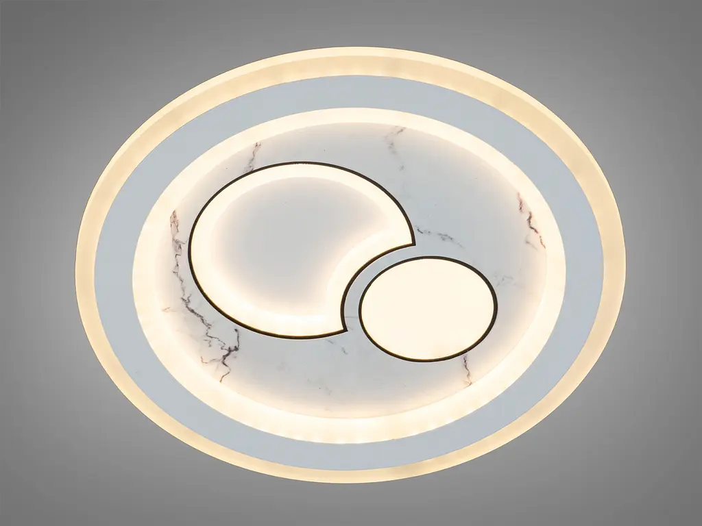 Світильник LED Diasha 6018-300, 48W, 30 см, IP20, метал/акрил, 2640 лм, стельовий/настінний/точковий - фото 2