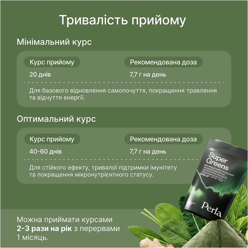 Функціональний напій Perla Helsa Super Greens 20 порцій - фото 5