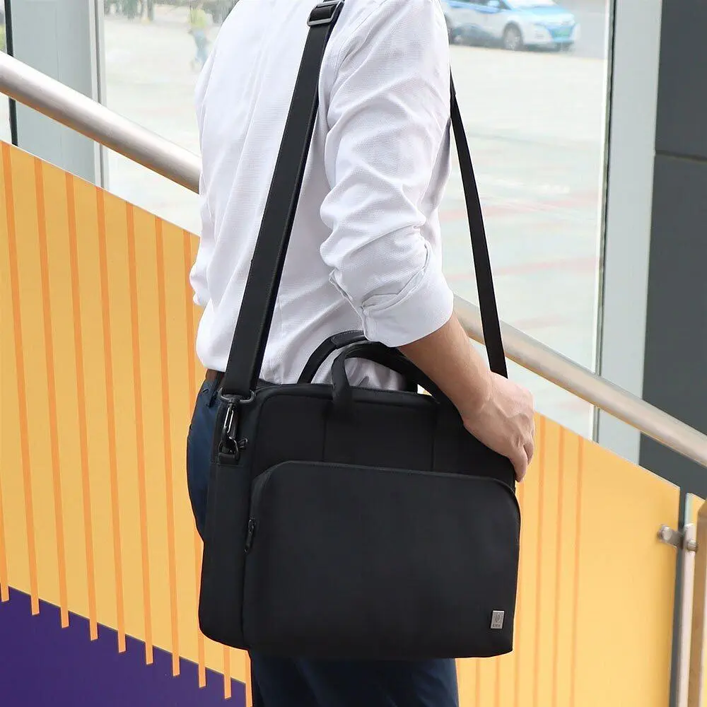 Сумка для ноутбука WiWU Alpha Double Layer Laptop Bag for Apple MacBook 13.3 (Black) [52958] - фото 7