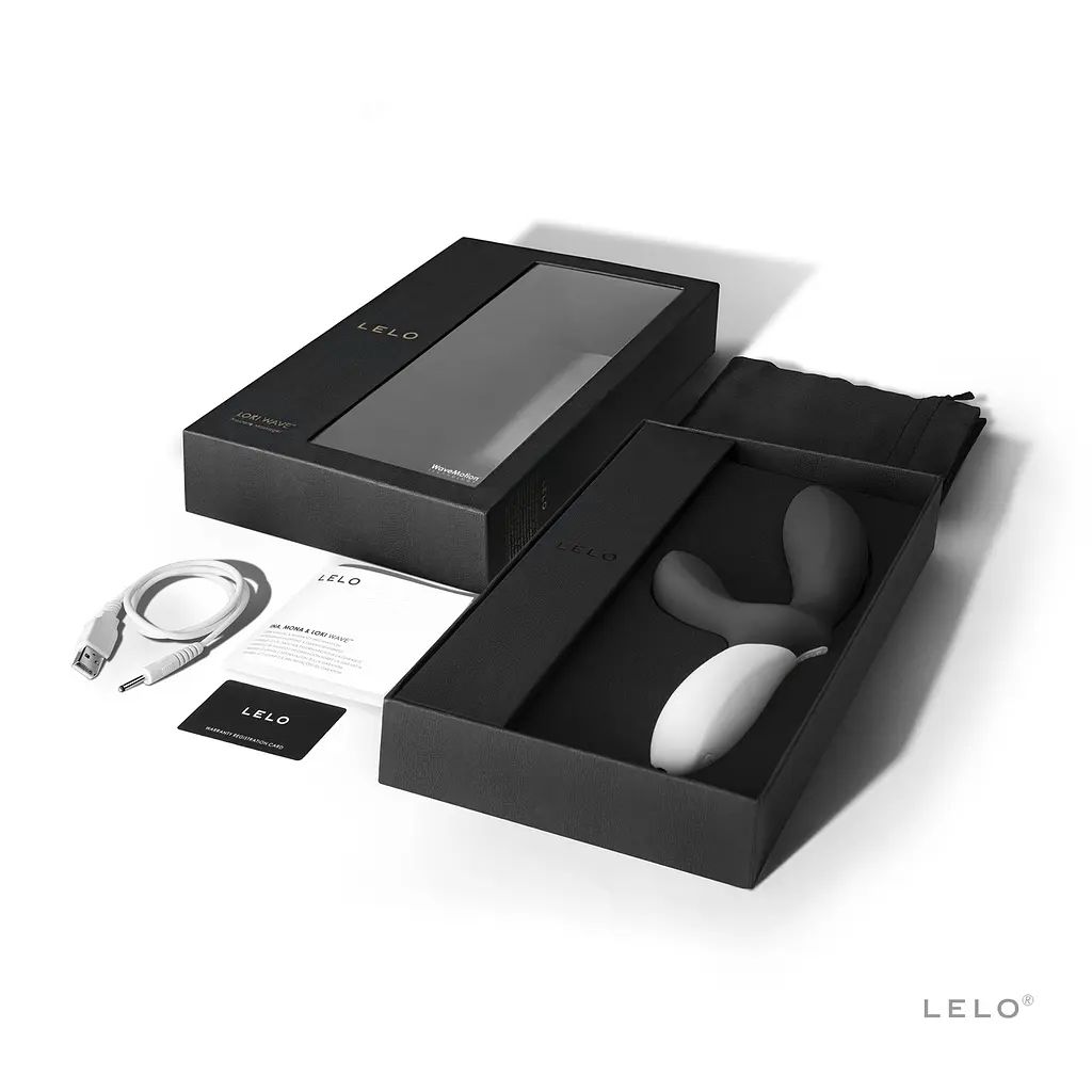 Стимулятор простати Lelo Loki Wave, 19.6 см чорний - фото 3