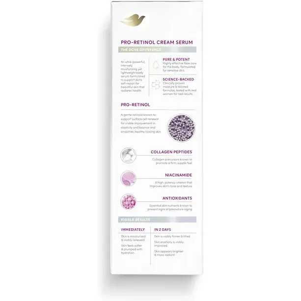 Сироватка для тіла Dove для еластичності шкіри з Про-ретинолом 200 мл - фото 5