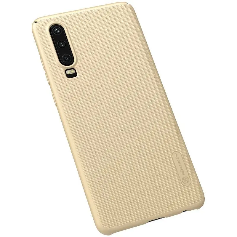 Чехол-накладка Nillkin Super Frosted Shield Case HuAwei P30 Gold - фото 3