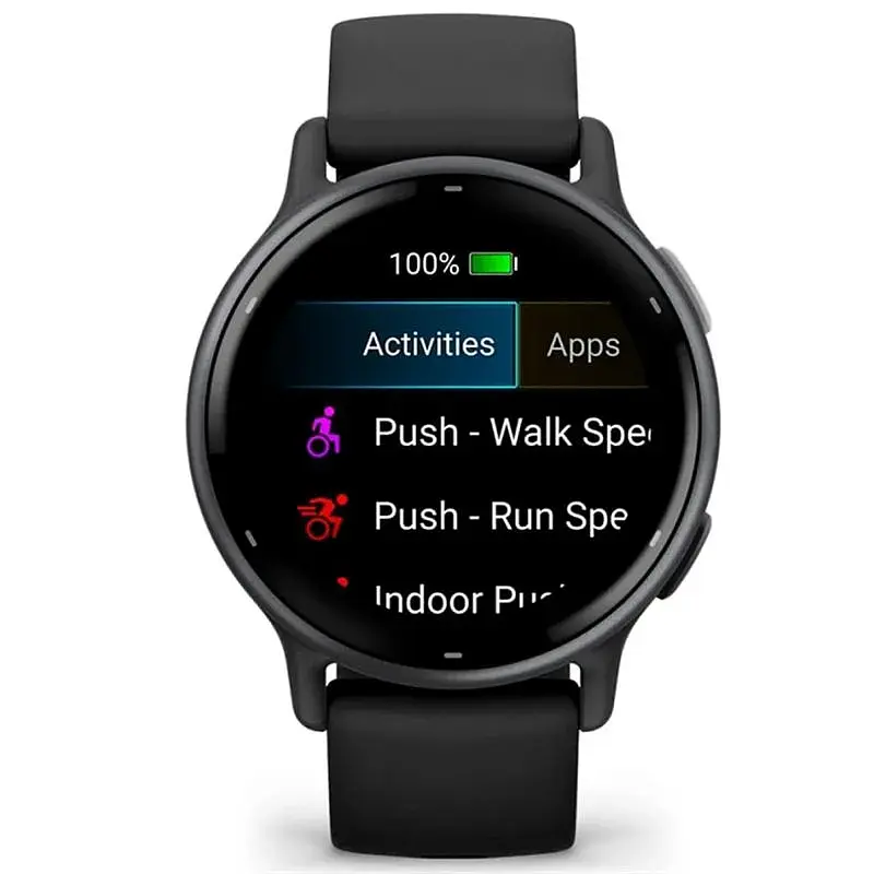 Смарт-годинник Garmin Vivoactive 5 Slate Aluminum Bezel with Black Case and Silicone Band (010-02862-5A) - фото 6