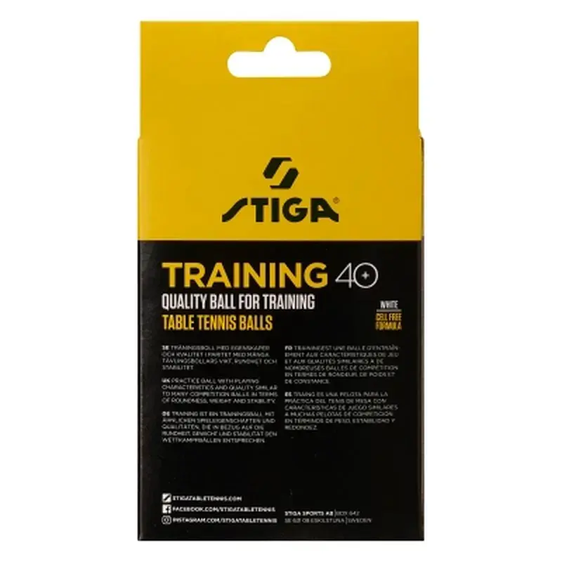 М'ячик для настільного тенісу Stiga Training ABS 12 шт. (1110-2610-12) (931159) - фото 3