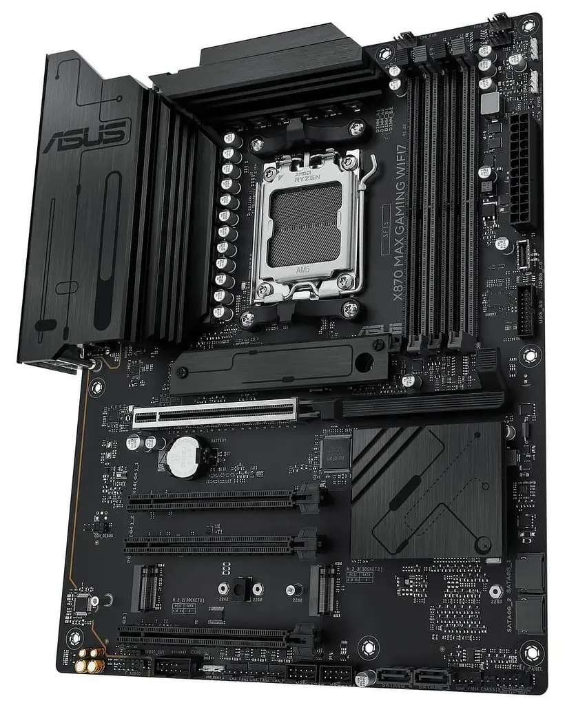 Материнська плата ASUS X870 MAX GAMING WIFI7 (X870 MAX GAMING WIFI7) (Socket AM5, AMD X870, ATX) - фото 4