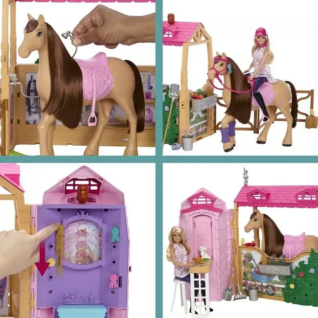 Набір Barbie Чудова стайня для конячки (HXJ44) - фото 9