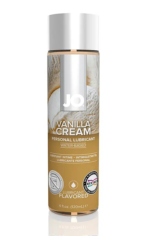 Оральний лубрикант JO System H2O lubricant Vanilla Cream зі смаком ванільного крему, 120 мл