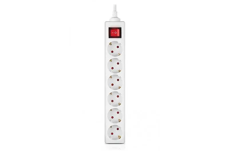 Фільтр живлення REAL-EL RS-6 Protect M 1.8м Білий (EL122300031) - фото 6