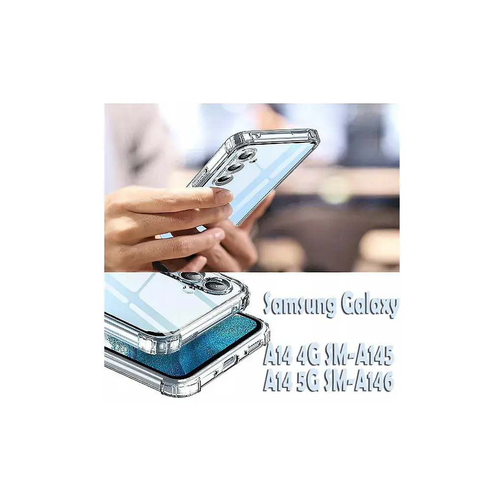 Чохол до мобільного телефона BeCover Anti-Shock Samsung Galaxy A14 4G SM-A145/A14 5G SM-A146 Clear (709084) - фото 5