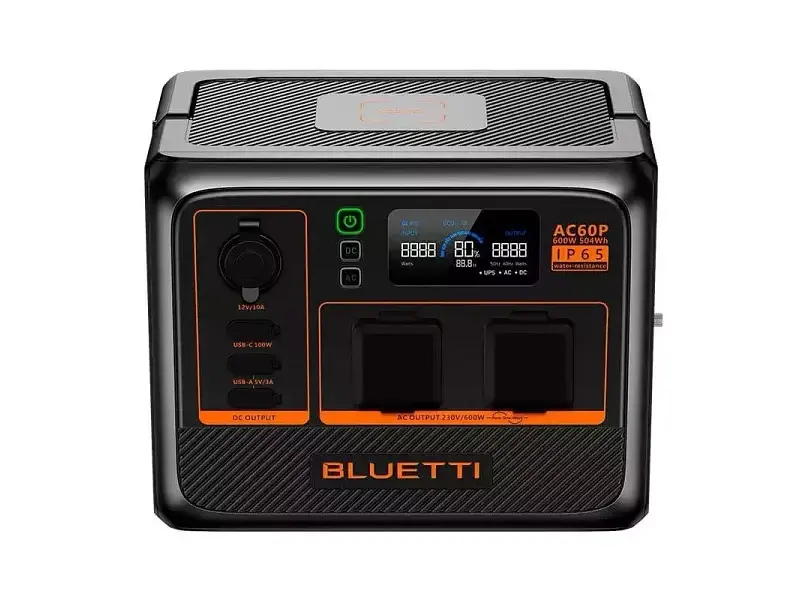 Зарядна станція Bluetti AC60P 504Wh 600W - фото 4