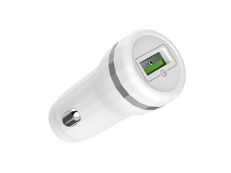 Автомобільний зарядний пристрій Hoco Z27A QC2.0/3.0 1USB White