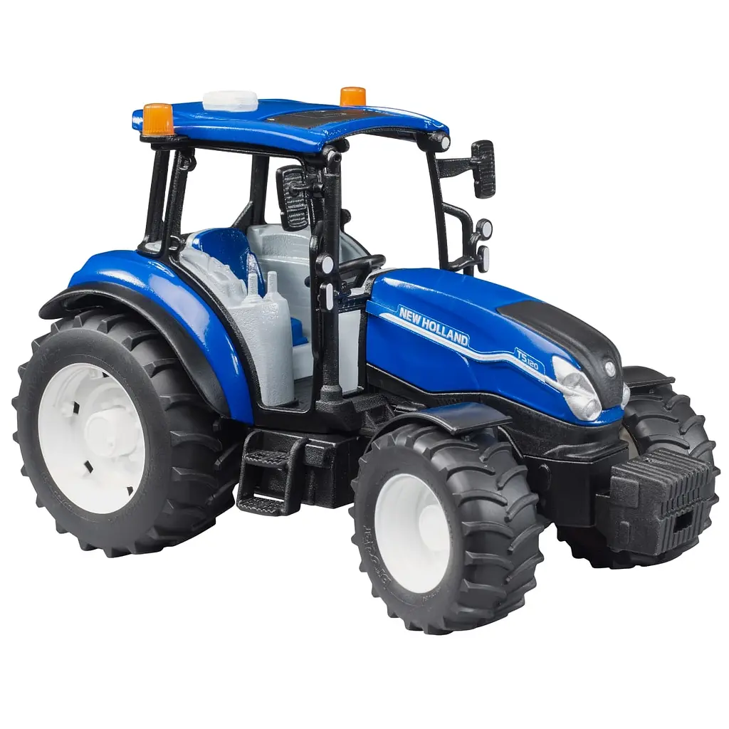 Машинка Bruder Трактор New Holland T5.120 (02184) - фото 3