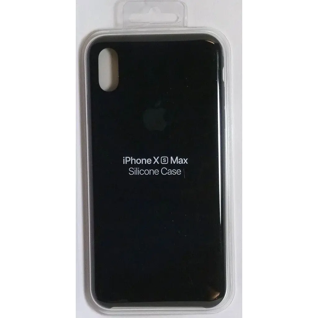 Оригінальний силіконовий чохол Apple Silicone Case для iPhone XS Max (6.5") Black (MRWE2ZM/A) - фото 2