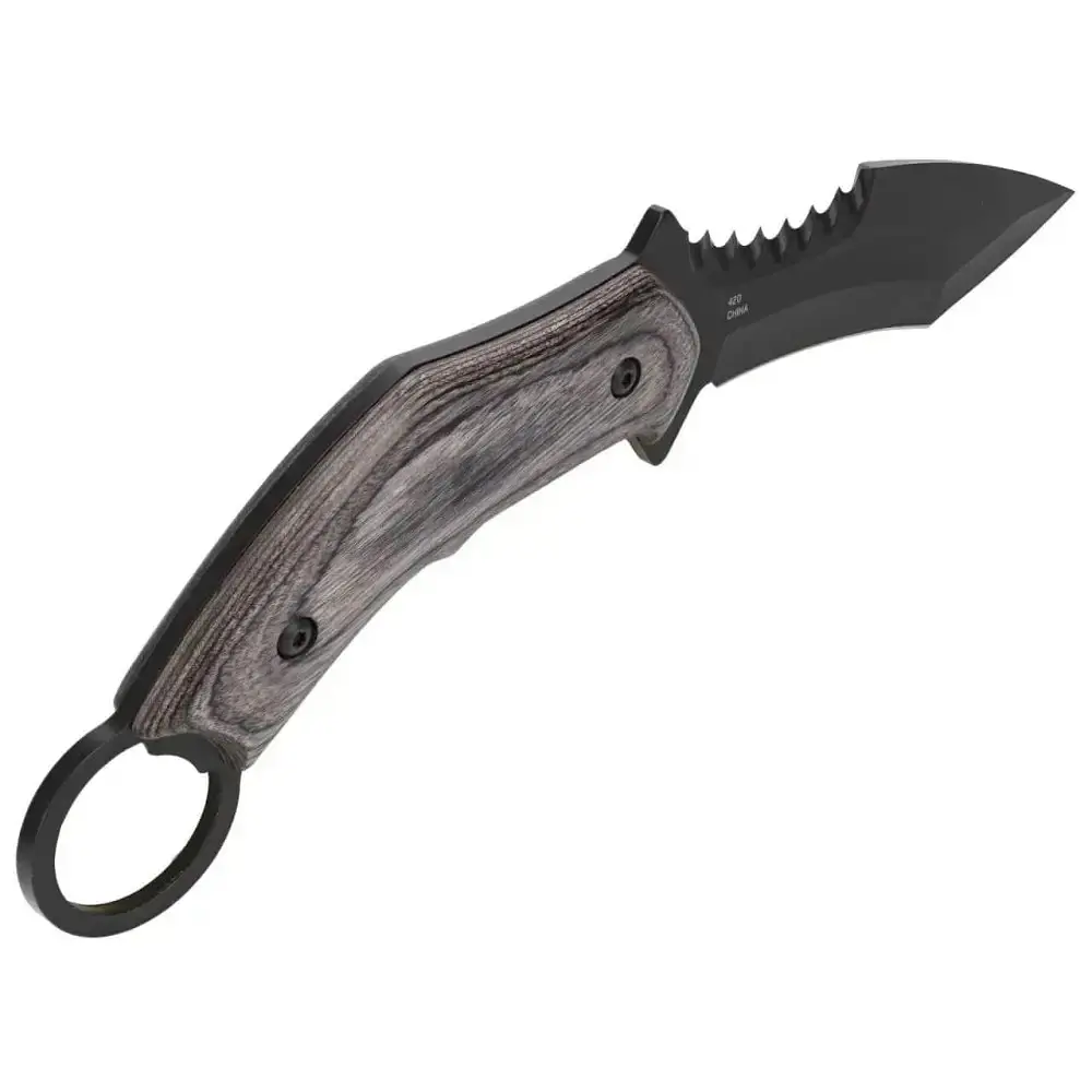 Ніж із фіксованим клинком SOG Phantom Edge 4.75 Чорний-Сірий - фото 3
