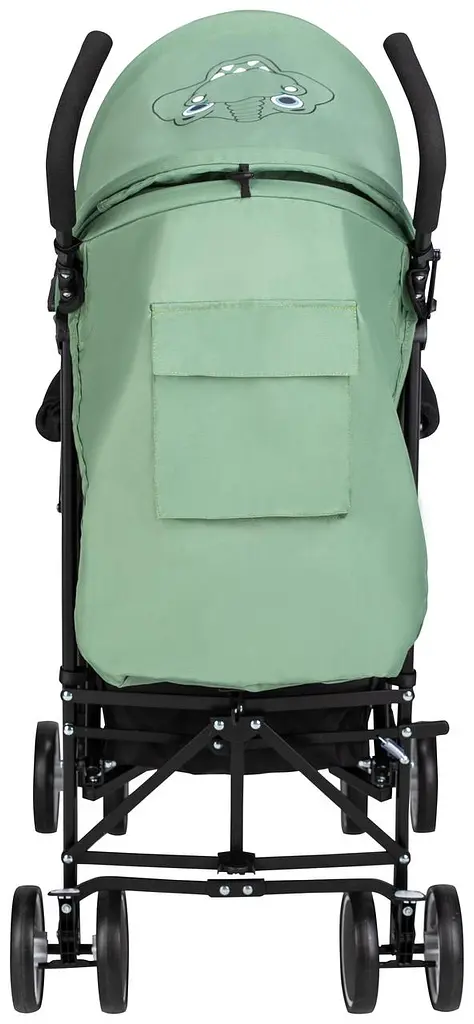 Коляска для ребенка прогулочная FreeON Simple, black - dark green  - фото 8
