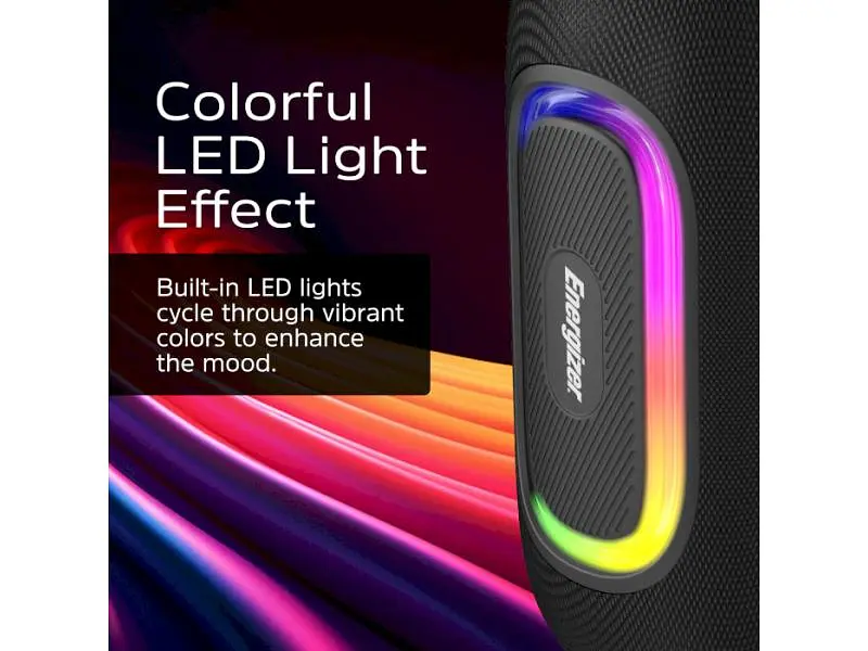 Портативна колонка Energizer BTS163 Black - фото 3