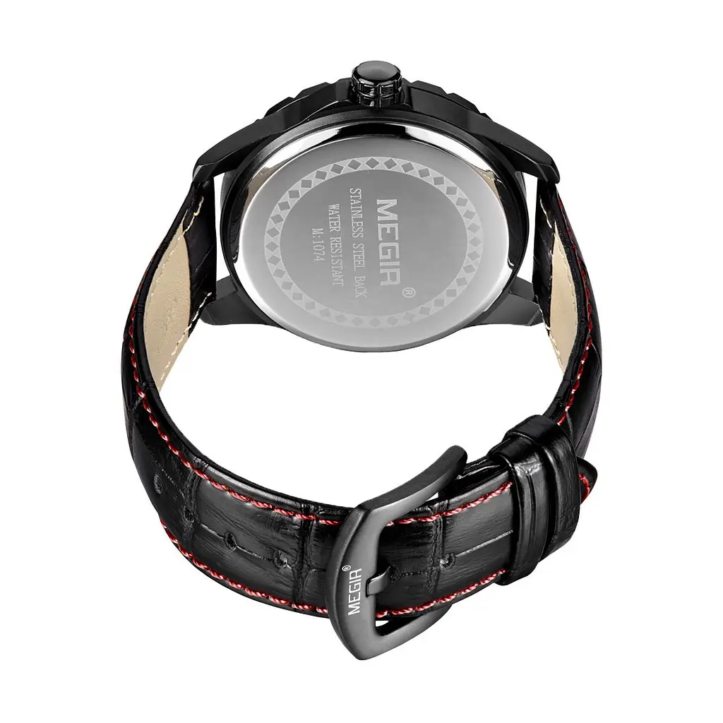 Годинник Megir MG1074 Black Red (ML1074G-BK-1N8) - фото 4