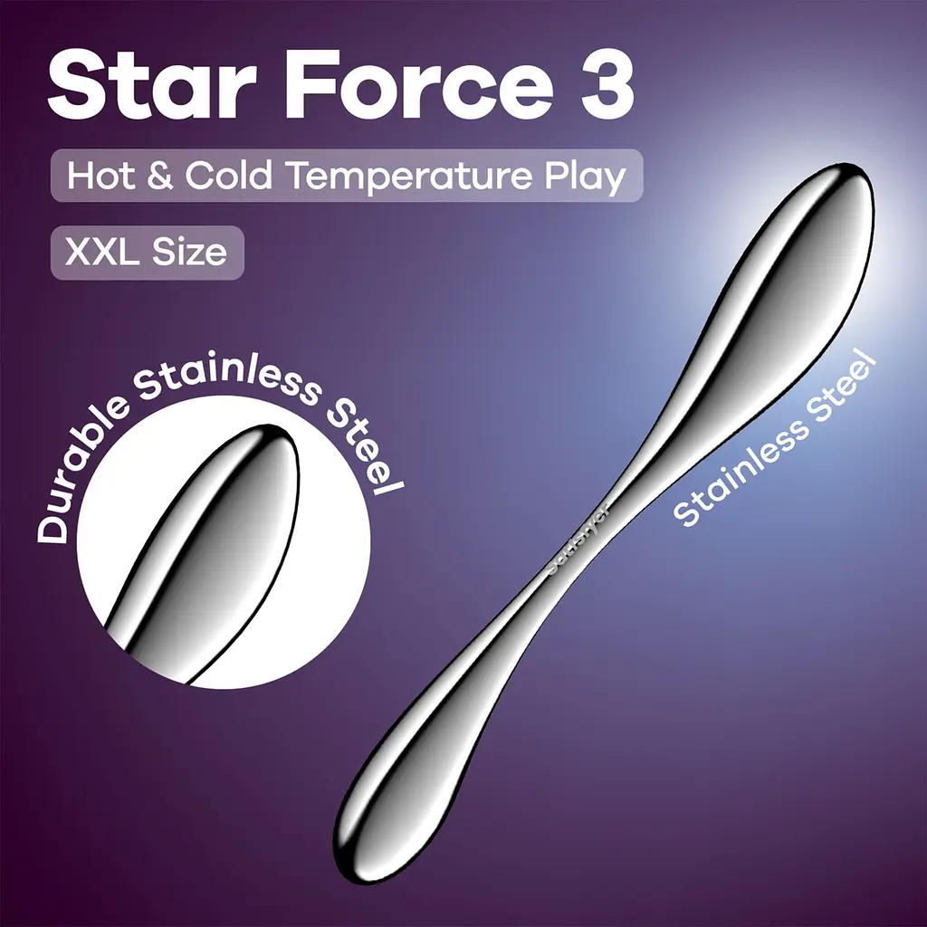Металевий ділдо Satisfyer Star Force 3 - фото 6