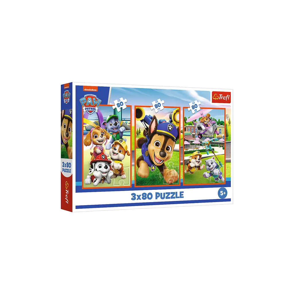 Пазл Trefl Paw patrol Собача банда 3 х 80 елементів (5900511348866)