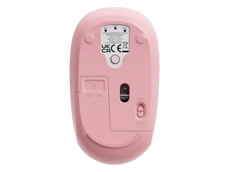 Миша BASEUS Wireless Mouse F01B Baby Pink Tri-Mode (B01055503413-00) - фото 3