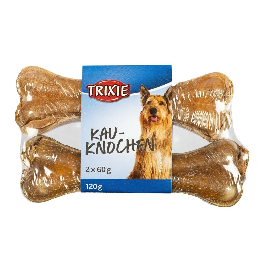 Ласощі для собак Trixie Кость прессованная з рубцем 12 см 60 г (2 шт.) - фото 2