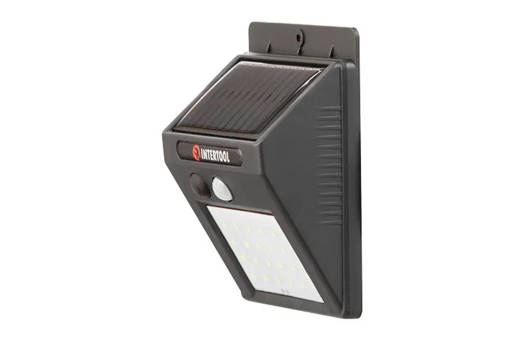 Ліхтар вуличний LED акумуляторний настінний Intertool LB-0112 3Вт x 100Лм x 1200мAч 1 - фото 4