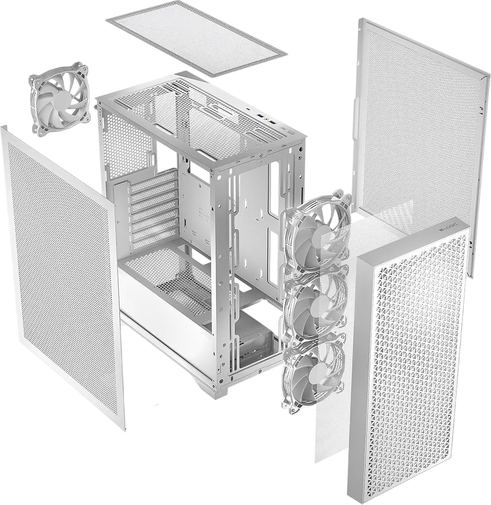 Корпус LogicConcept Dart Pro Midi White (AT-DART-PRO-0000-20) - фото 5