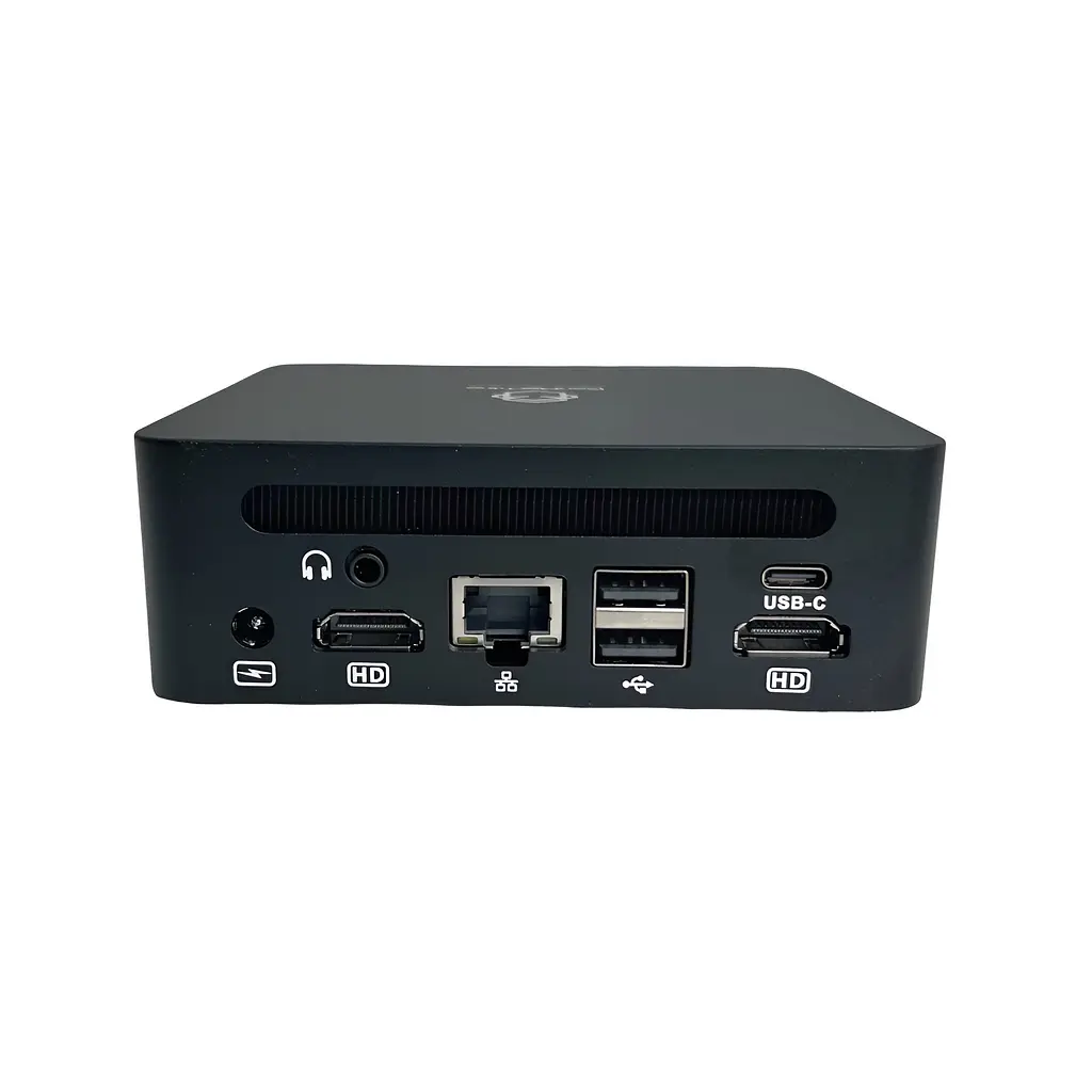 Міні-Пк GenMachine Ren 5000 / Ryzen 5 5600H / RAM 16GB / SSD 256GB / LAN / Wi-Fi / Bluetooth / Windows 11 Pro / Чорний - фото 4